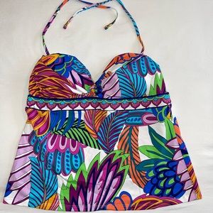 Trina Turk Tankini Top PARADISE PLUME